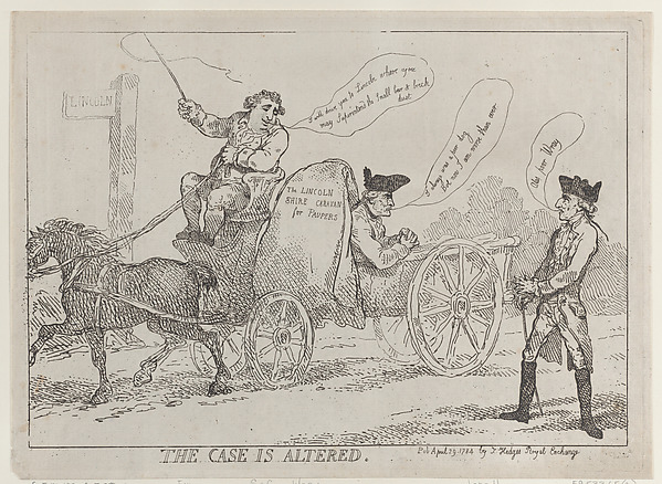 Thomas Rowlandson, The Case Is Altered