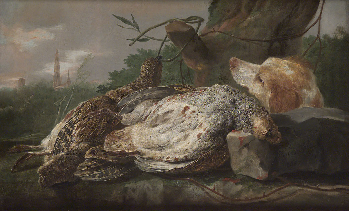 Jan Fyt, Dead partridges with hound