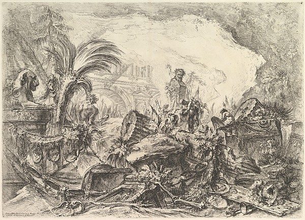 Giovanni Battista Piranesi, The Triumphal Arch, from "Grotteschi" (Grotesques)