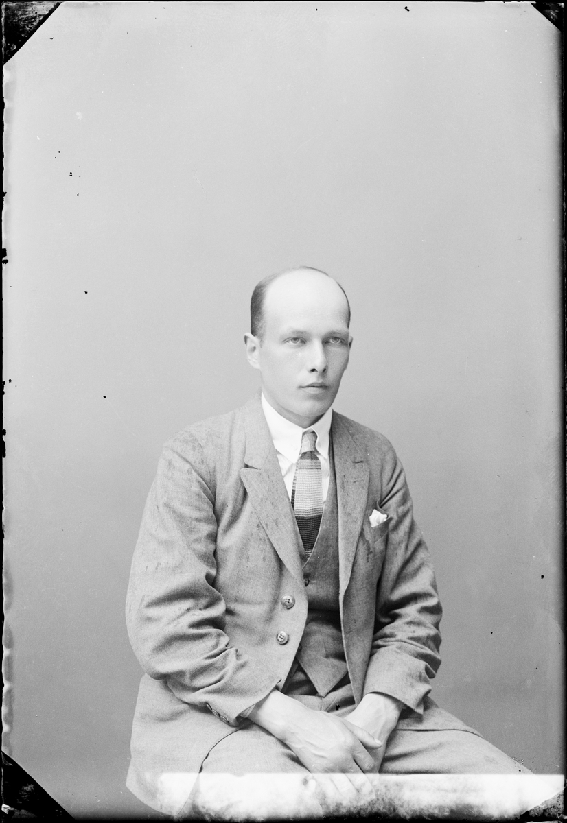 Skötsner-Edhlund, Axel Höglund från Vamsta, Valö socken, Uppland 1924