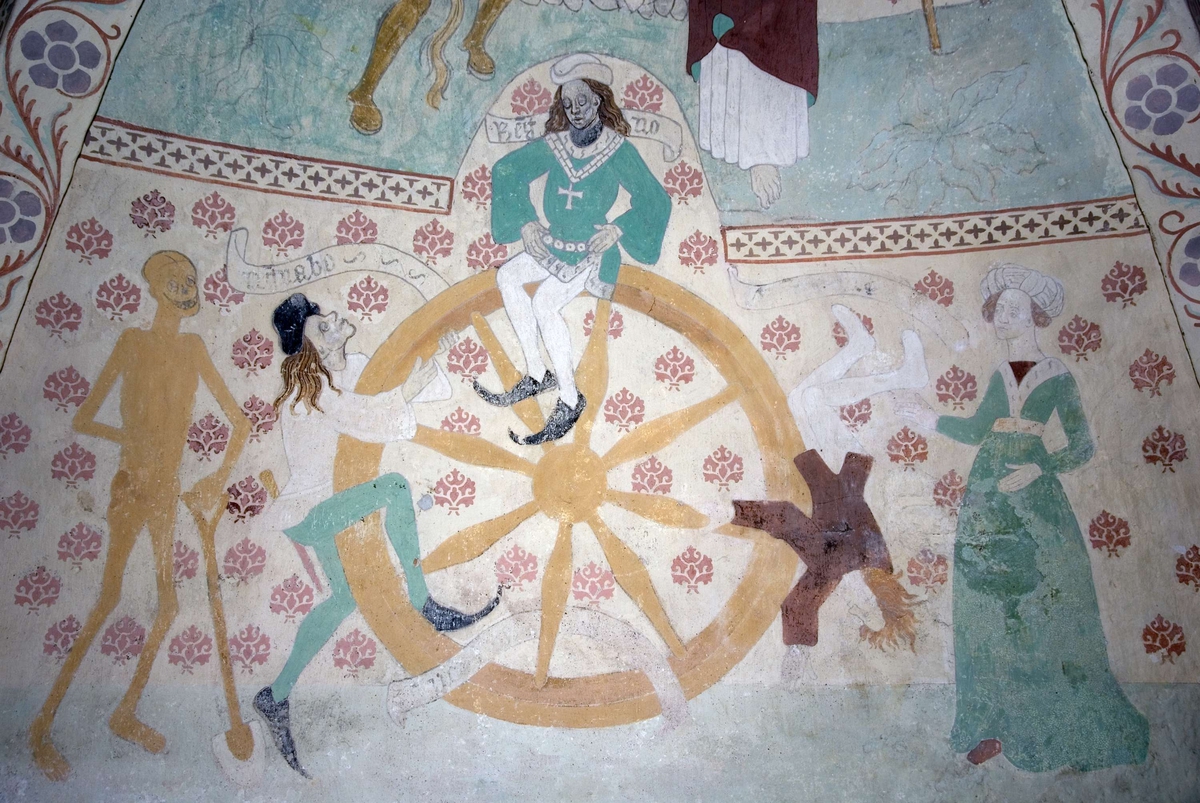 Bengt Backlund, Lime painting in Husby-Sjutolfts Church, Uppland 2009