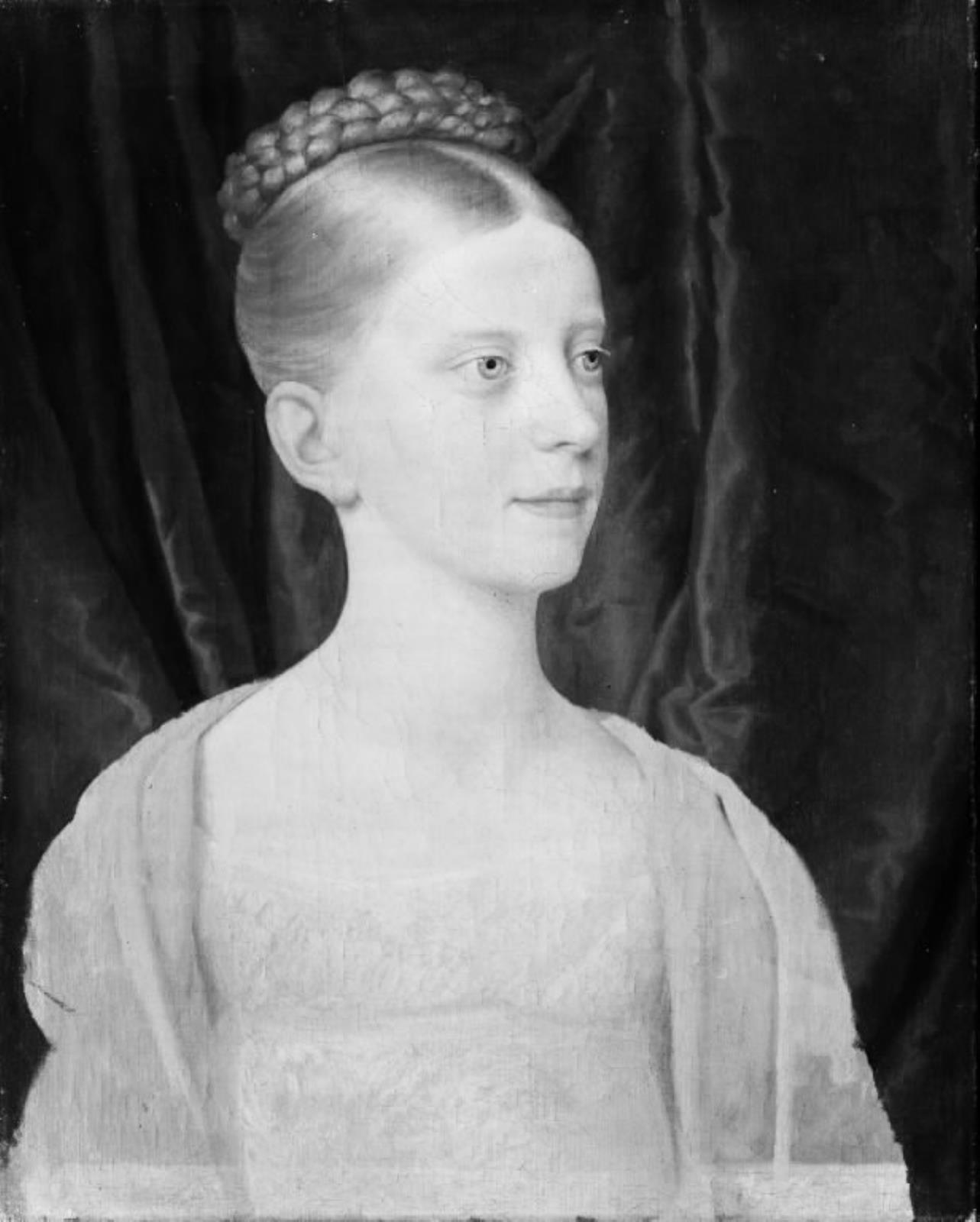 C.W. Eckersberg, Prinsesse Wilhelmine, Frederik VI's datter