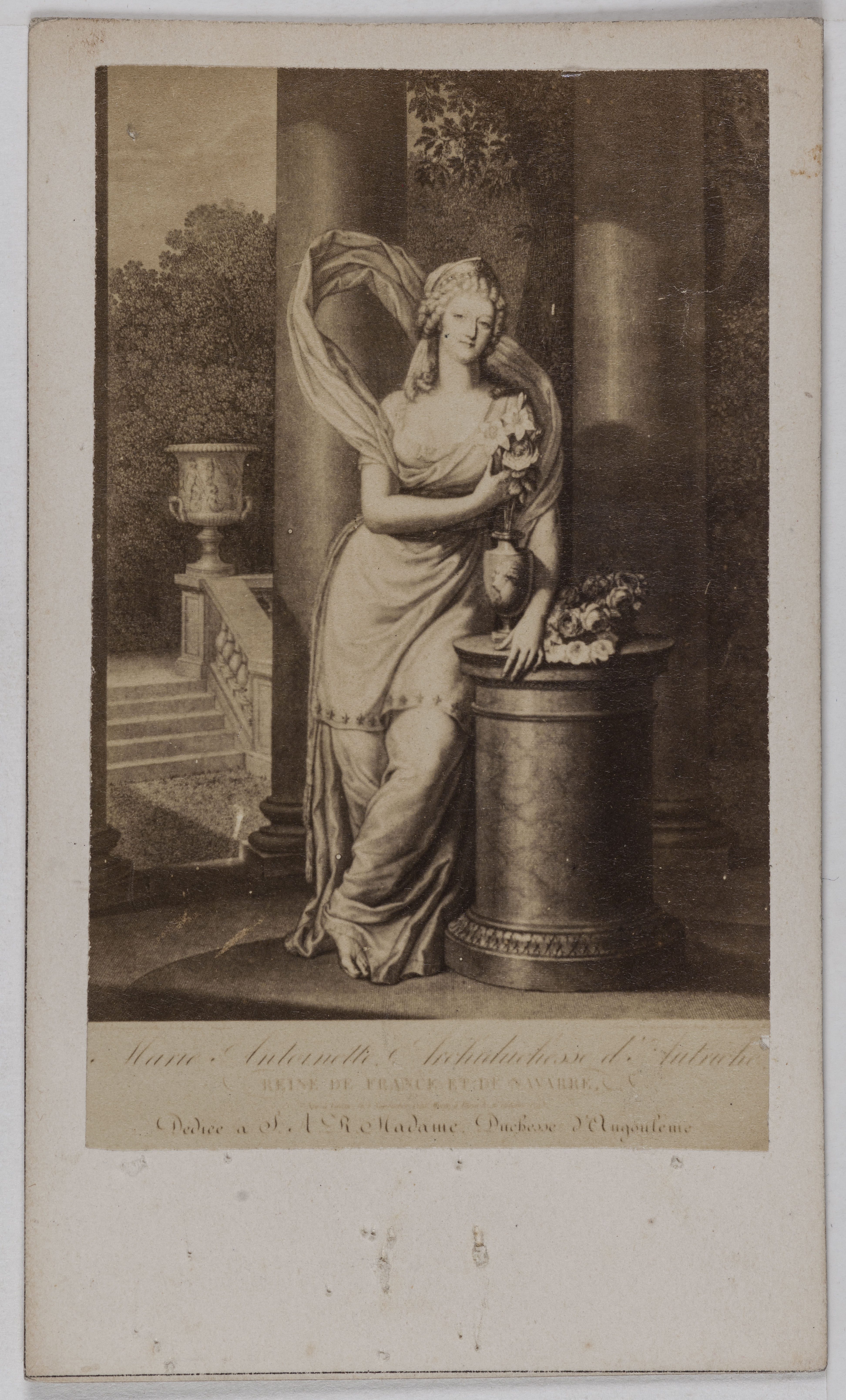 Anonyme, Portrait de Marie-Antoinette d'Autriche, (1755-1793), (reine de France)