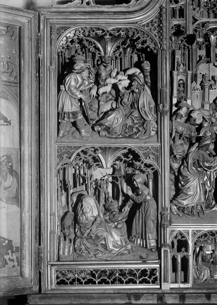 Paul Sandberg, Detalj av altarskåp i Uppsala domkyrka, Uppsala 1933