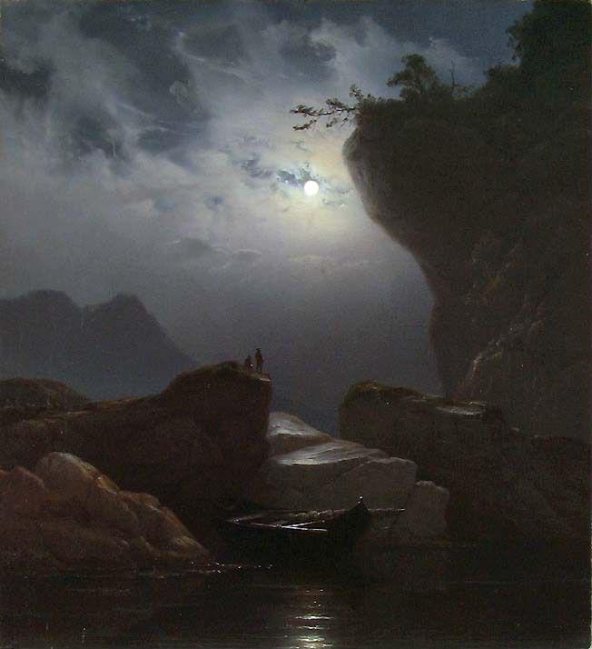 Knud Baade, Kystlandskap i måneskinn