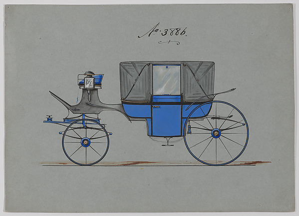 Brewster & Co., Design for Landau, No. 3886
