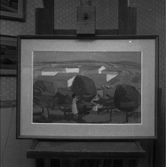 Knut Borg, Tavla. Thålin