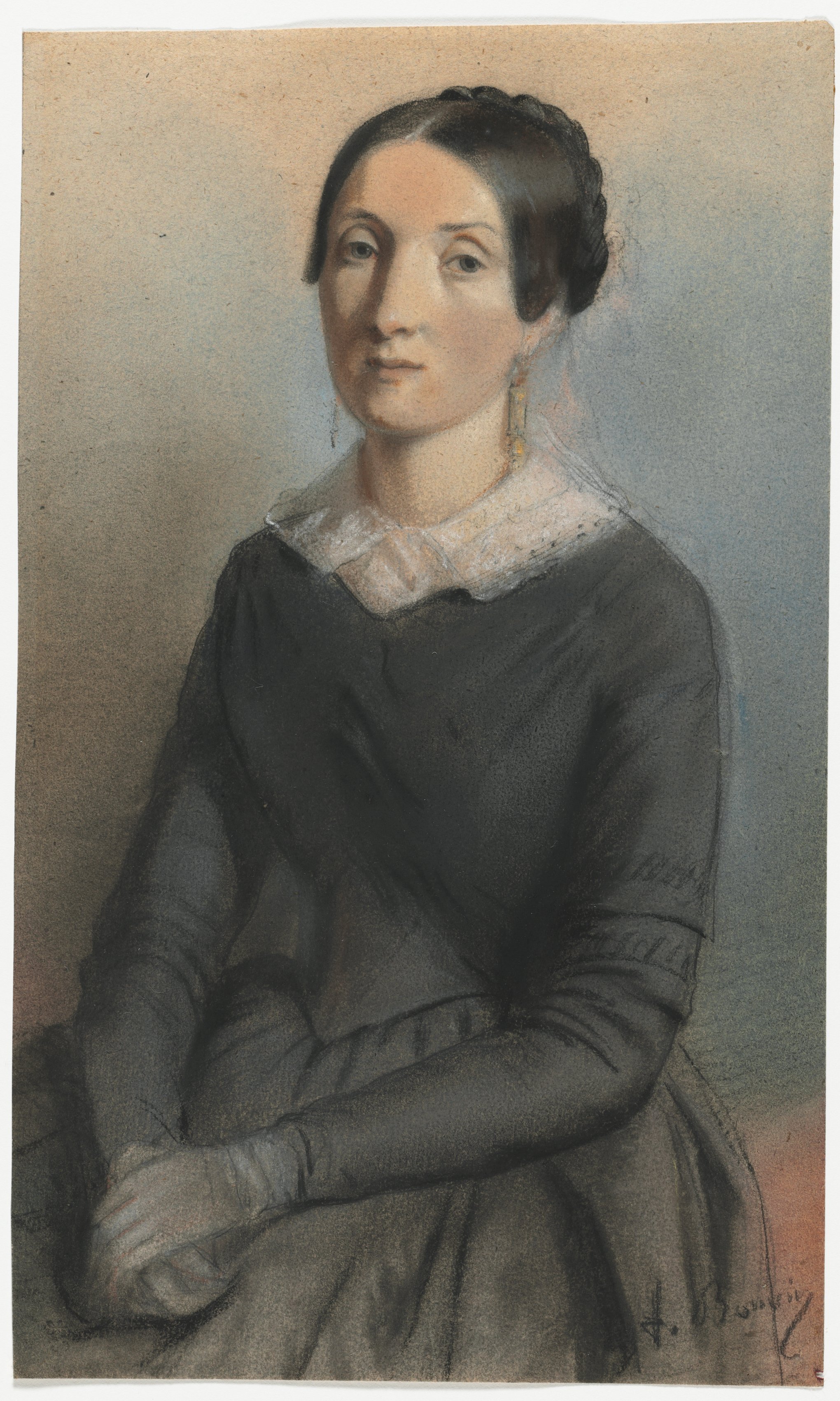 François Bonvin, Portrait of a Woman