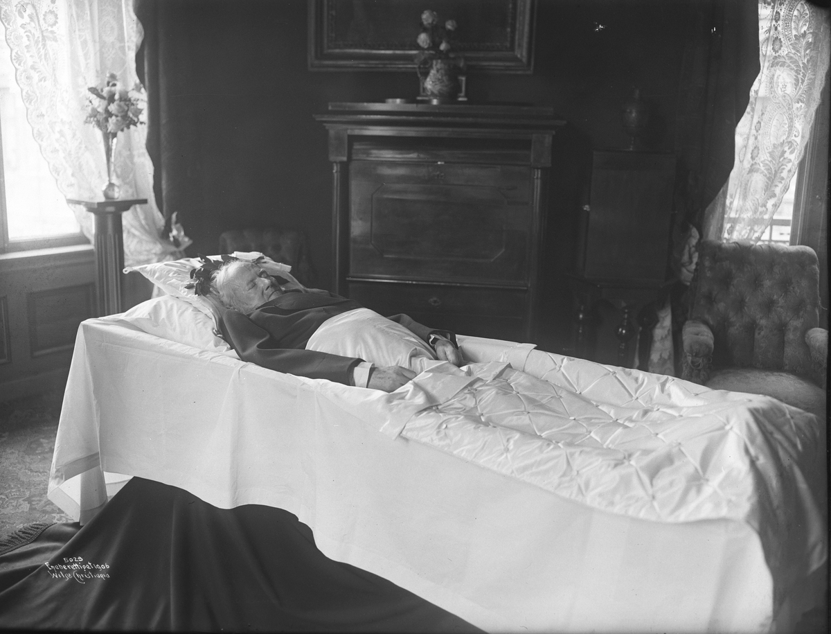 Anders Beer Wilse, Prot: Henrik Ibsens Lig død 23/5-06 25/5 1906
