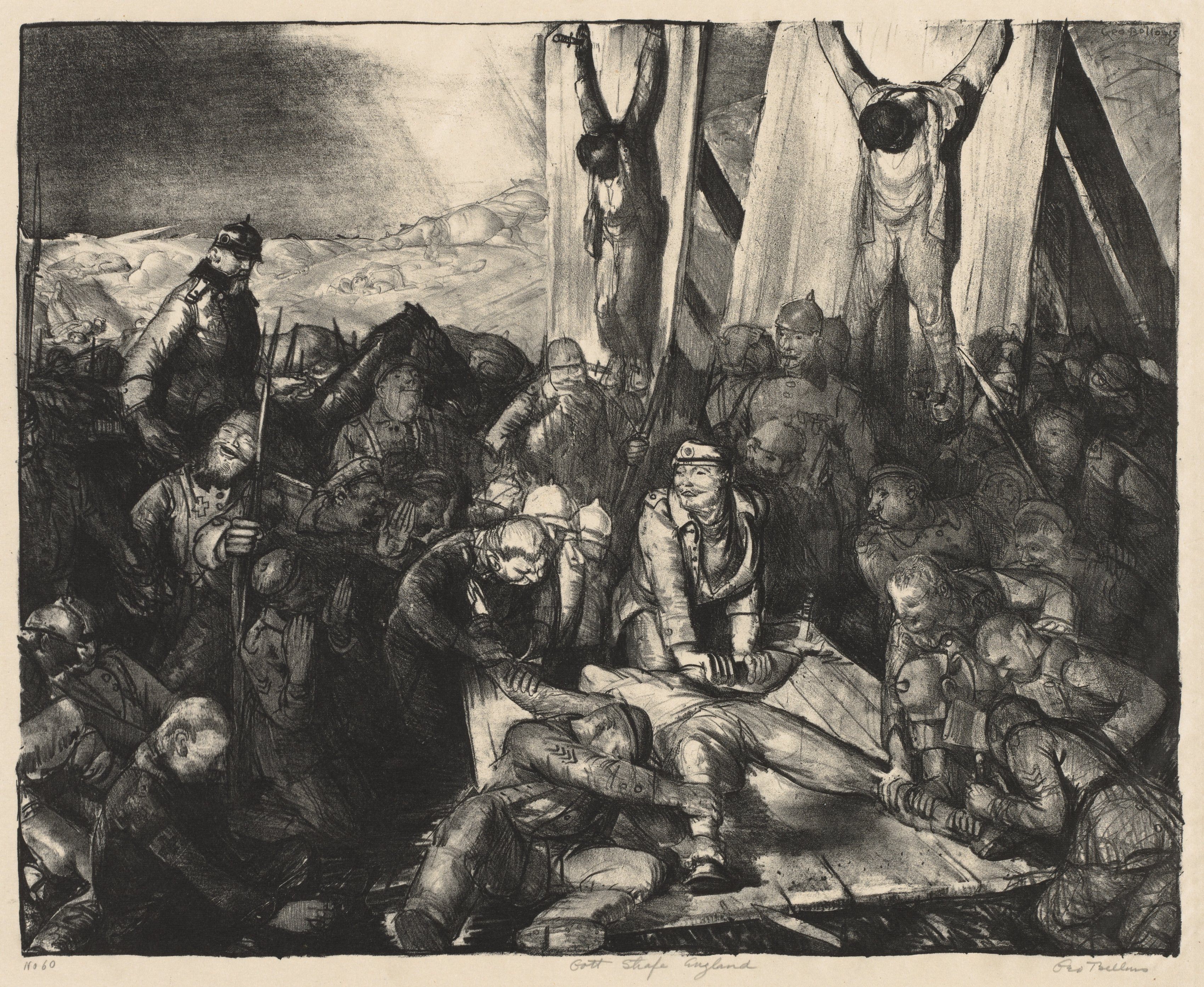 George Bellows, War Series:  Gott Strafe, England