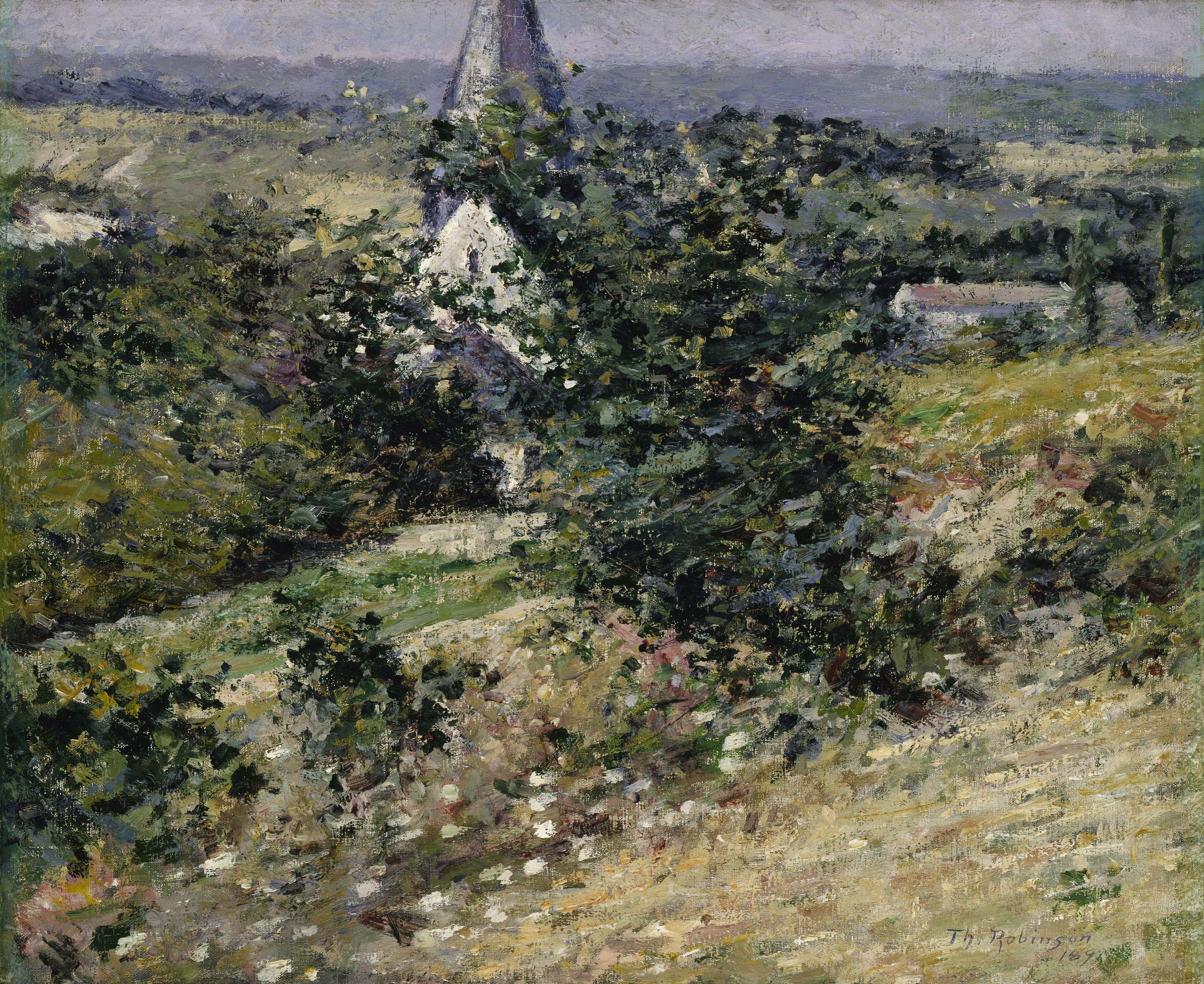 Theodore Robinson, Old Church at Giverny