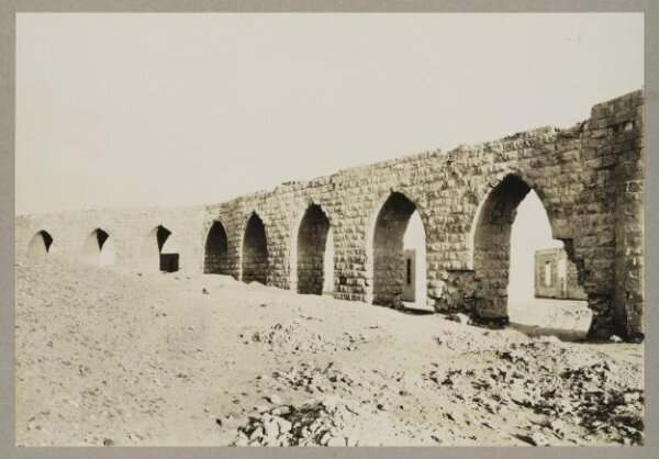 K.A.C. Creswell, East section of the Great Aqueduct before the great bend, Cairo
