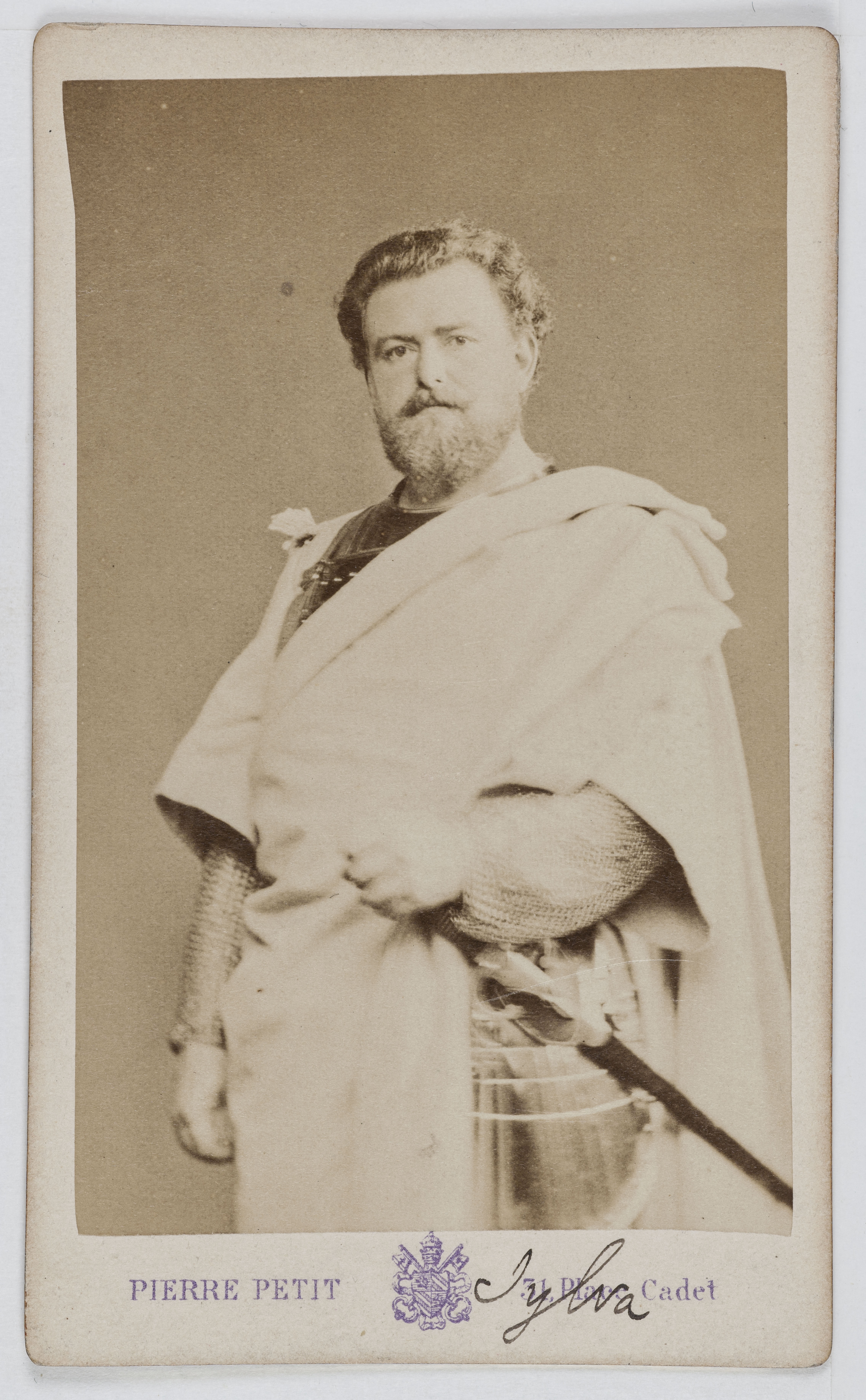 Pierre Petit, Portrait de Sylva, chanteur d'opéra, dans Le Prophète.
