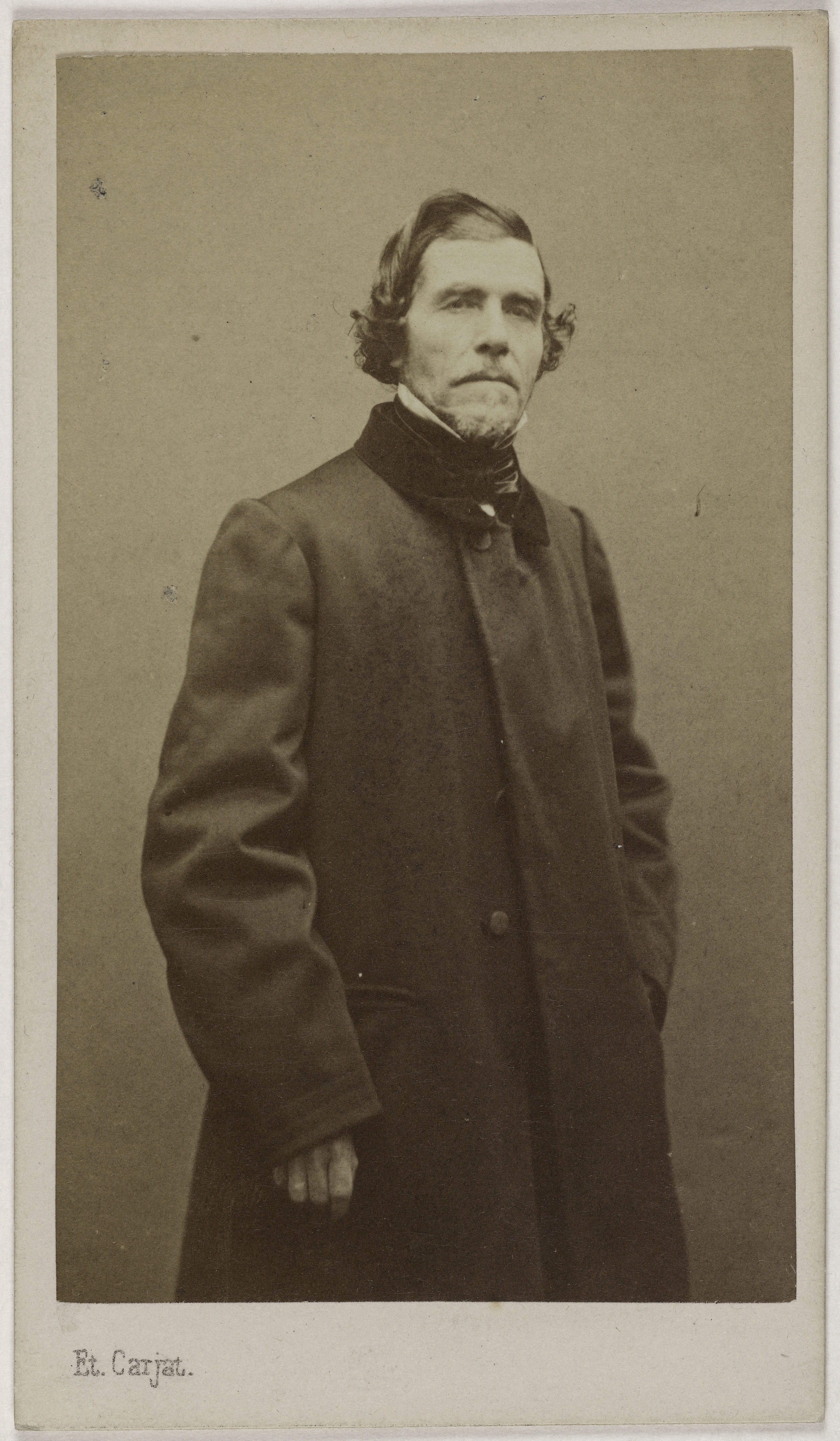 Carjat & Cie, Portrait d'Eugène Delacroix, peintre.