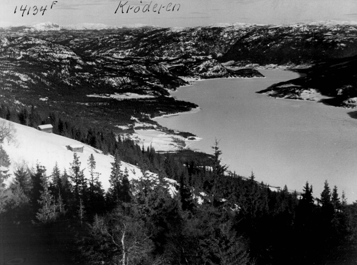 Anders Beer Wilse, Vinter, sno, Kroderen.