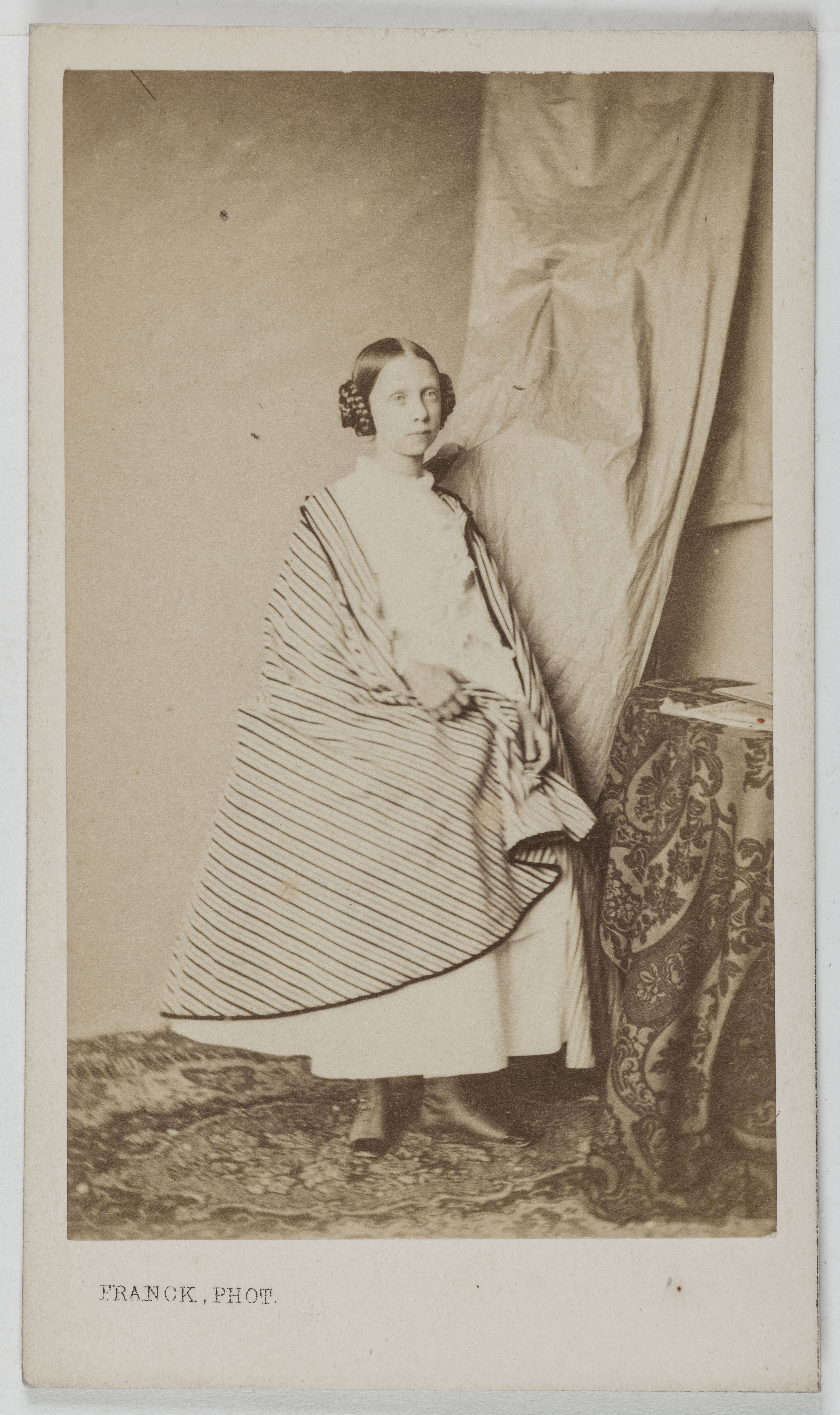 Franck, Portrait d'Alice de Bourbon-Parme (1849-1935), princesse de Parme, nièce du Comte de Chambord.