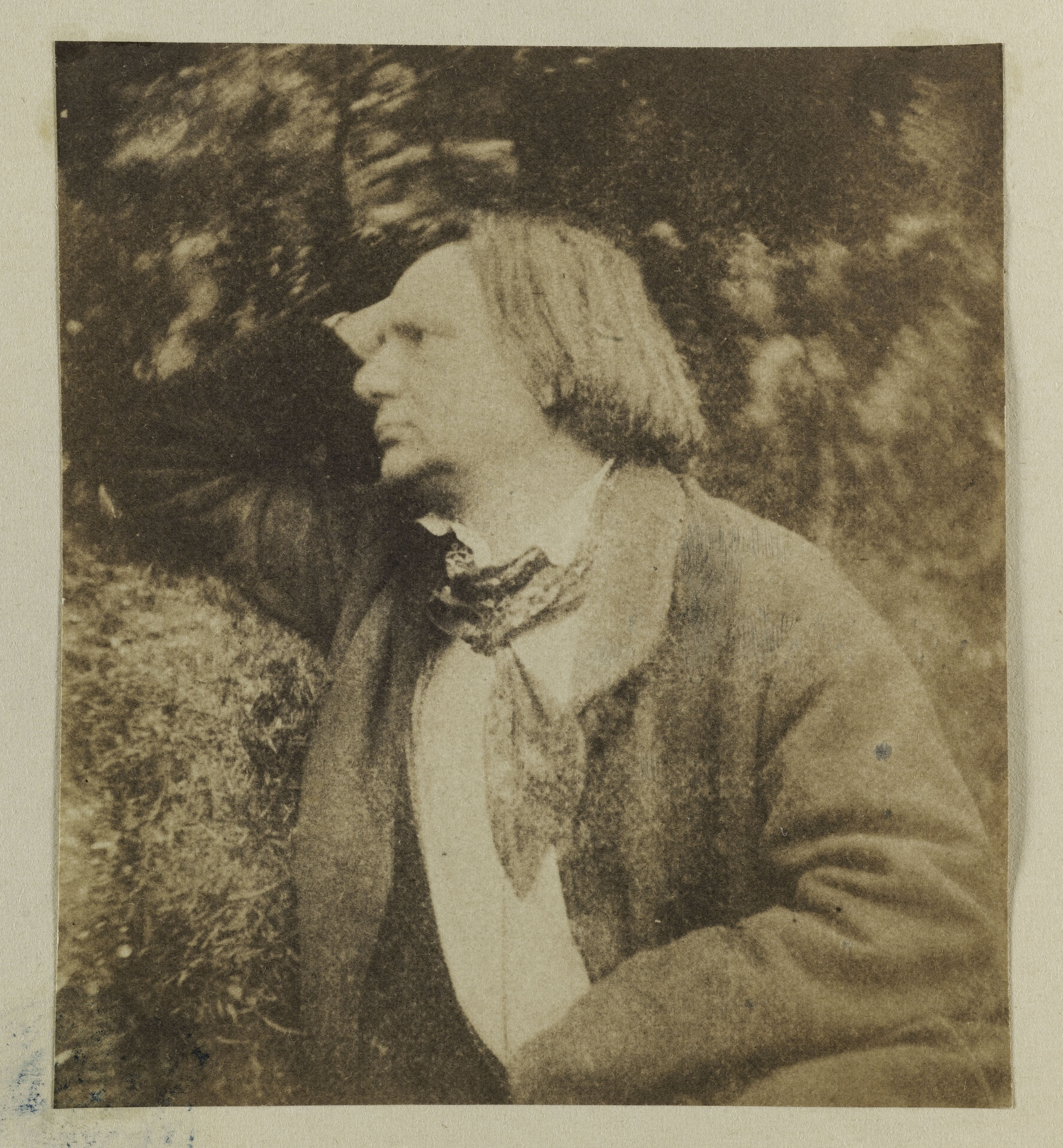 Auguste Vacquerie, Victor Hugo accoudé à un talus