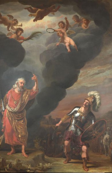 Ferdinand Bol, The Captain of God's Army Appearing to Joshua