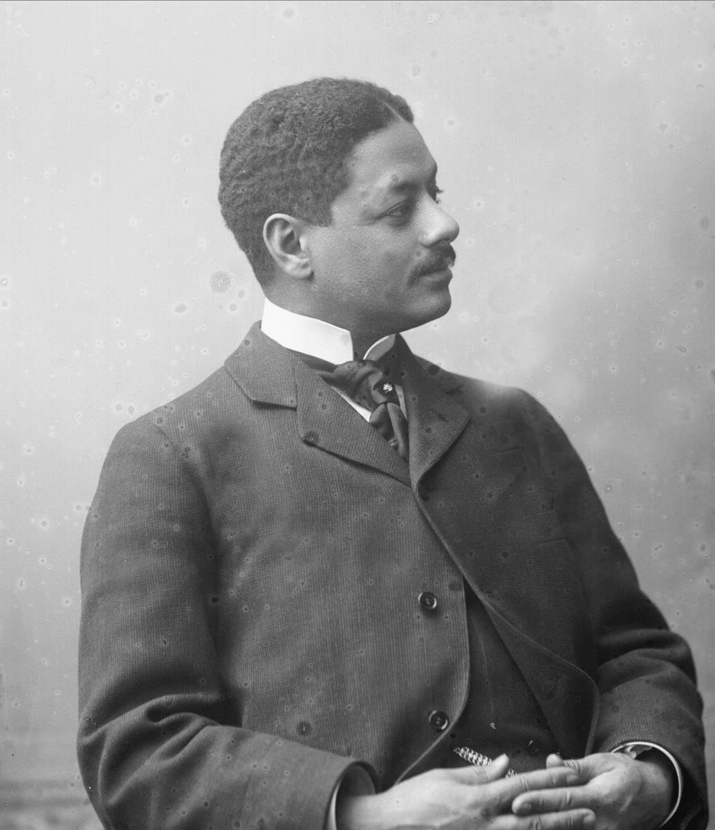 Gustav Borgen, Portrett, mann av afrikansk opprinnelse, sangeren Norris.