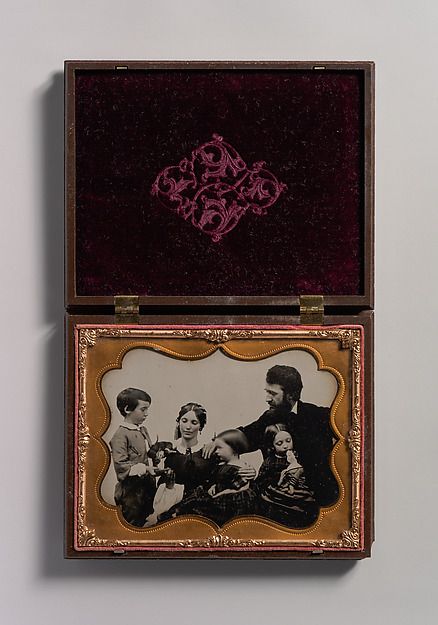 Unknown, [Informal Studio Portrait of Young Family with Three Children]