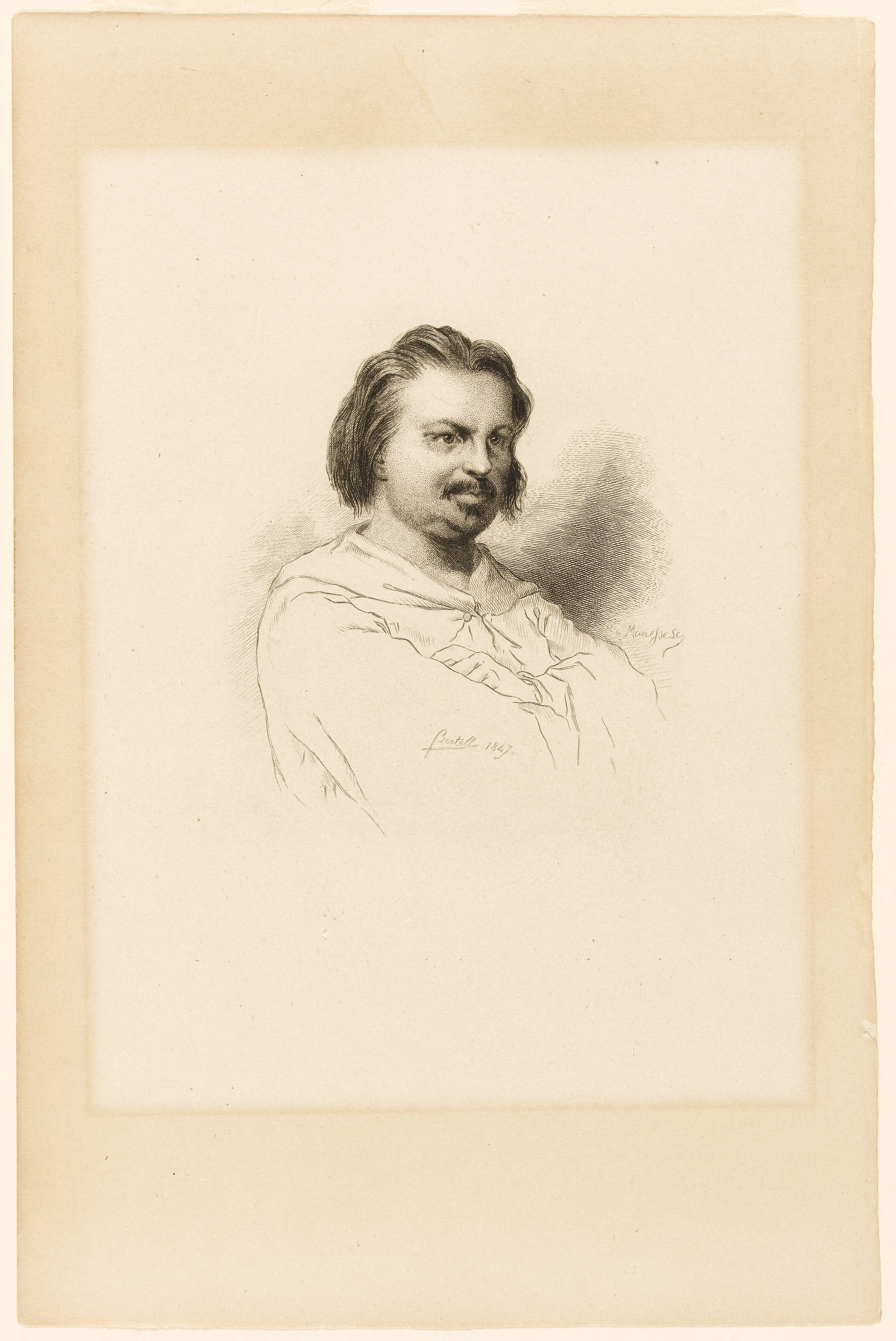 Bertall, Portrait de Balzac