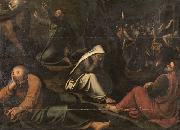 Lambert van Noort, Christ in the Garden of Gethsemane