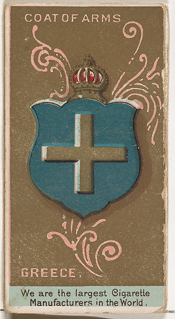 W. Duke, Sons & Co., George I, King of Greece, from the Rulers, Flags, and Coats of Arms series (N126-2) issued by W. Duke, Sons & Co.