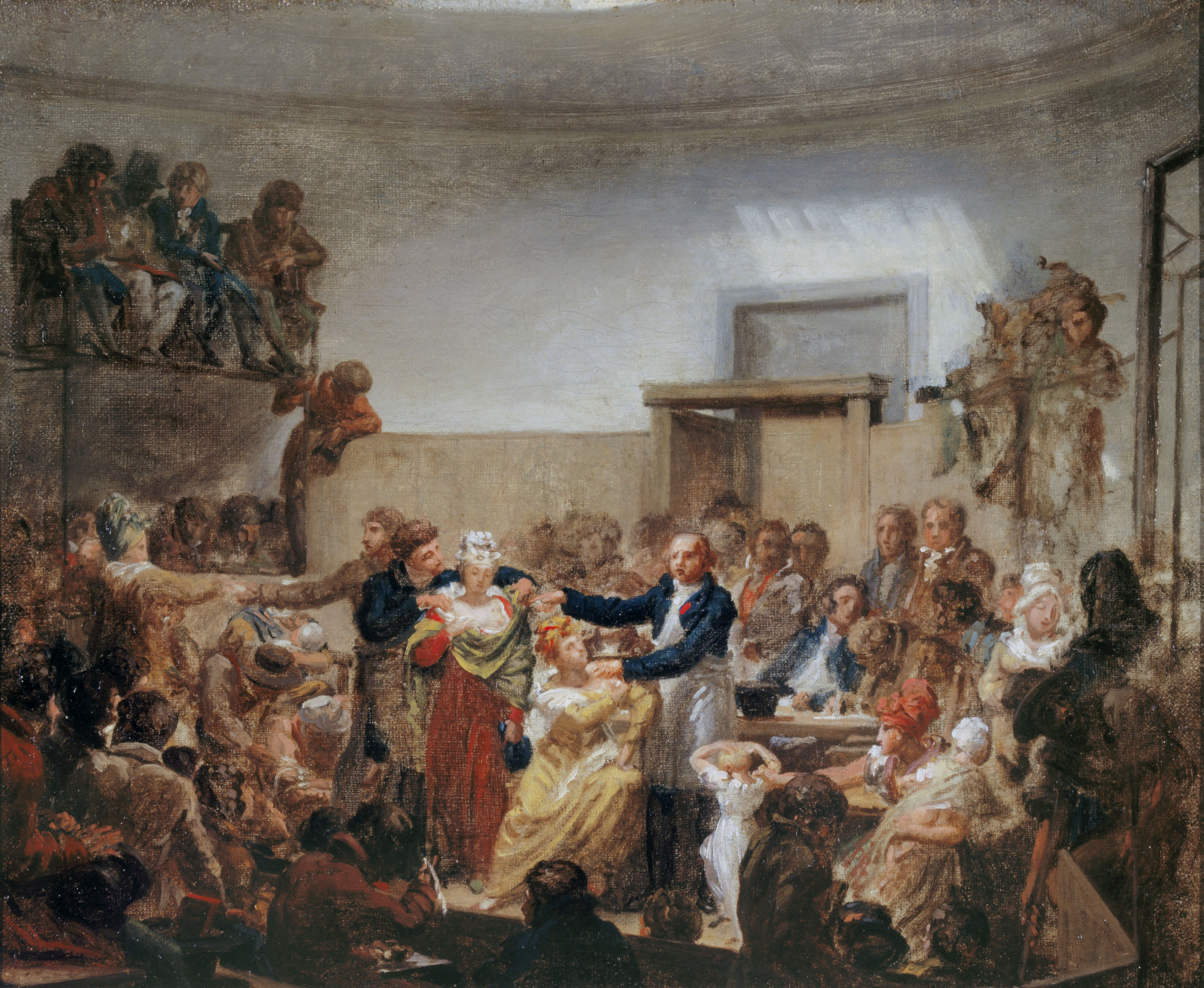 Ecole française, La consultation du docteur Antoine Dubois (1756-1837)
