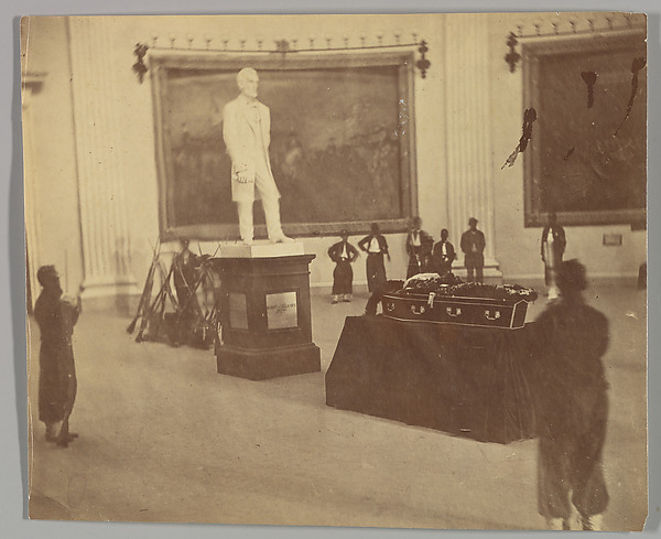 Alexander Gardner, [Thaddeus Stevens Lying in State in the Rotunda of the Capitol at Washington]