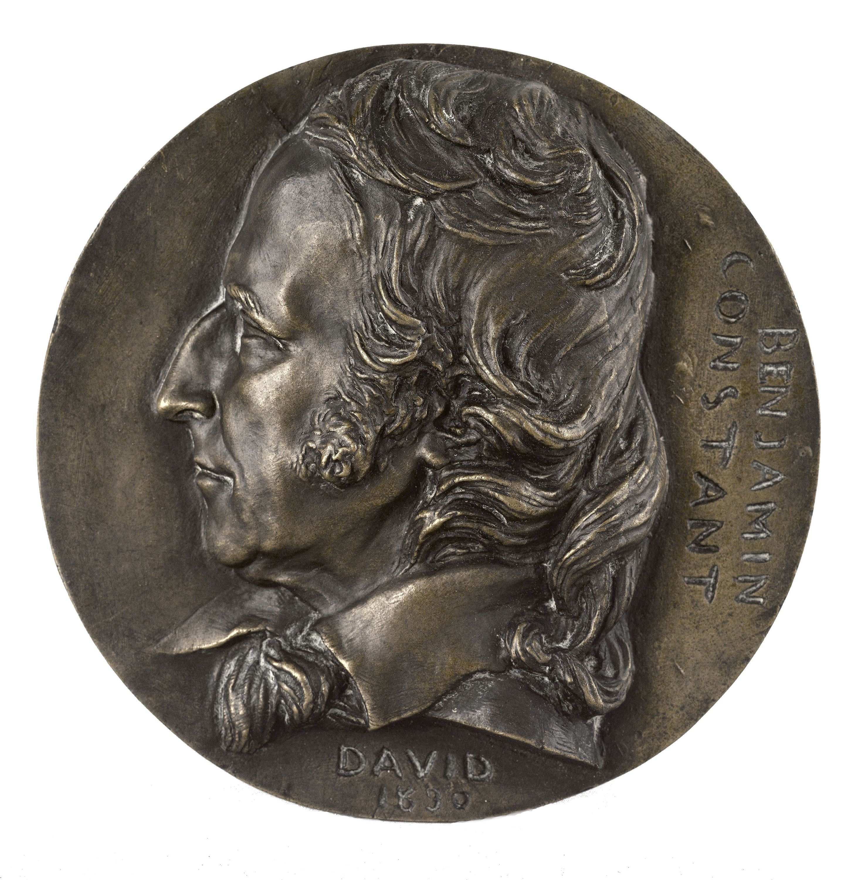 David d'Angers, Portrait de Benjamin Constant (1767-1830), écrivain et homme politique