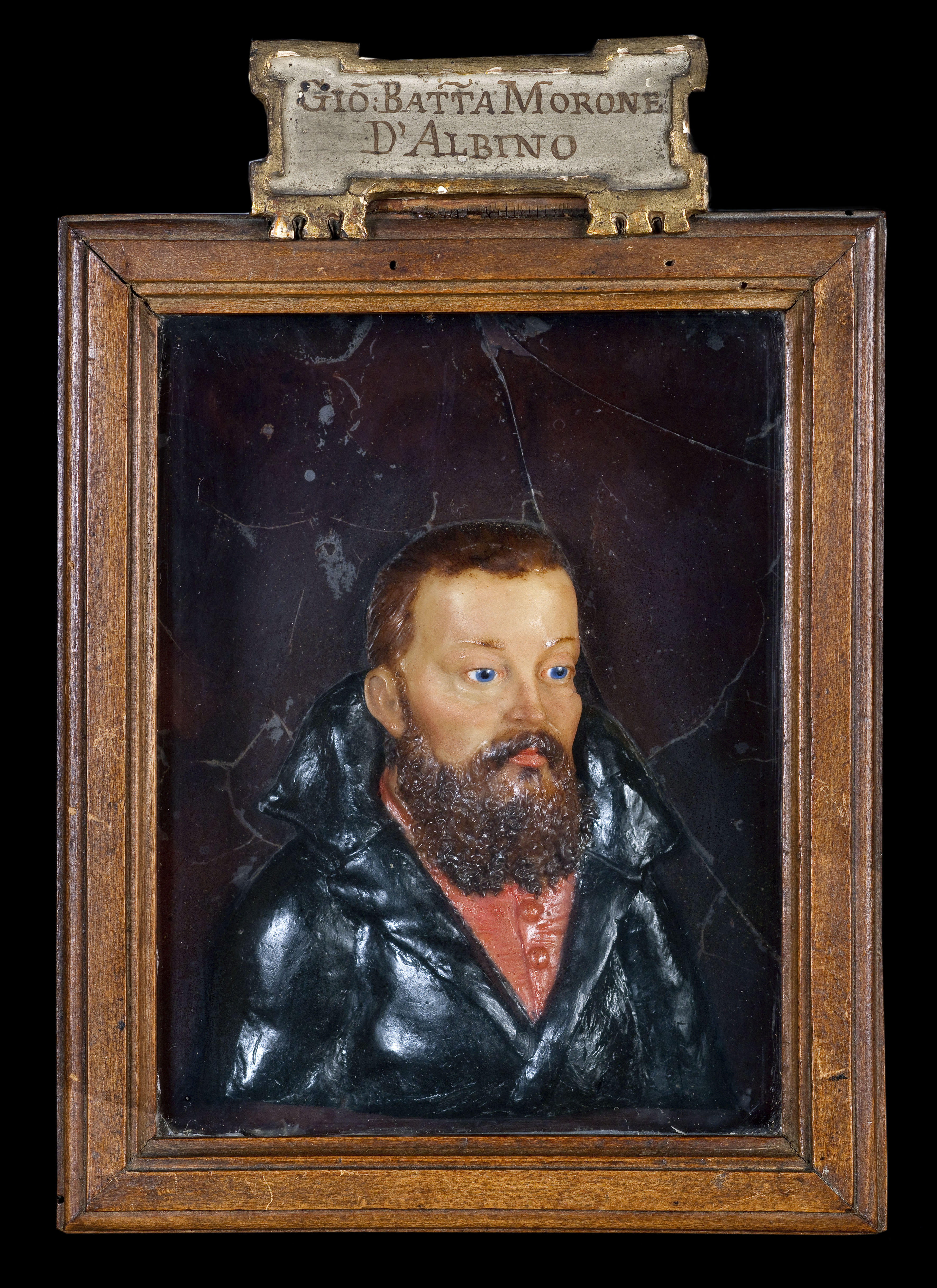 Anonyme, Portrait de Giovanni-Battista Moroni (1520-1578), peintre italien (1520-1578)