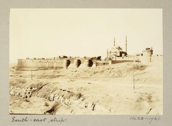 K.A.C. Creswell, South east strip of the Citadel of Salah el-Din, Cairo