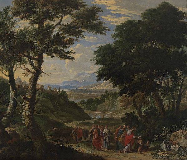 Gaspar de Witte, Christ Healing the Blind Man at Jericho