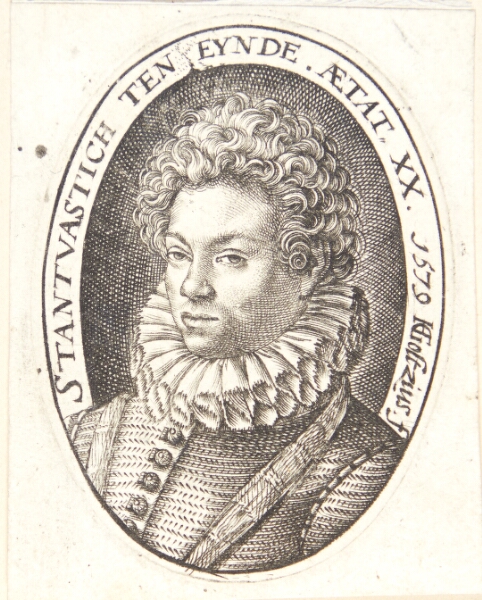 Hendrick Goltzius, Portræt af et medlem af van Wassenaer van Matenesse-slægten. Jan van Duvenvoorde(?)