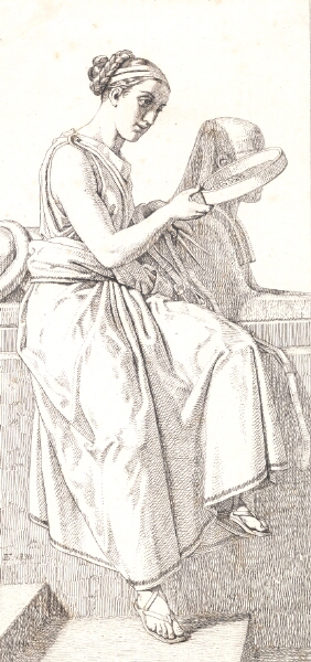 C.W. Eckersberg, Fornuften. Allegorisk figur