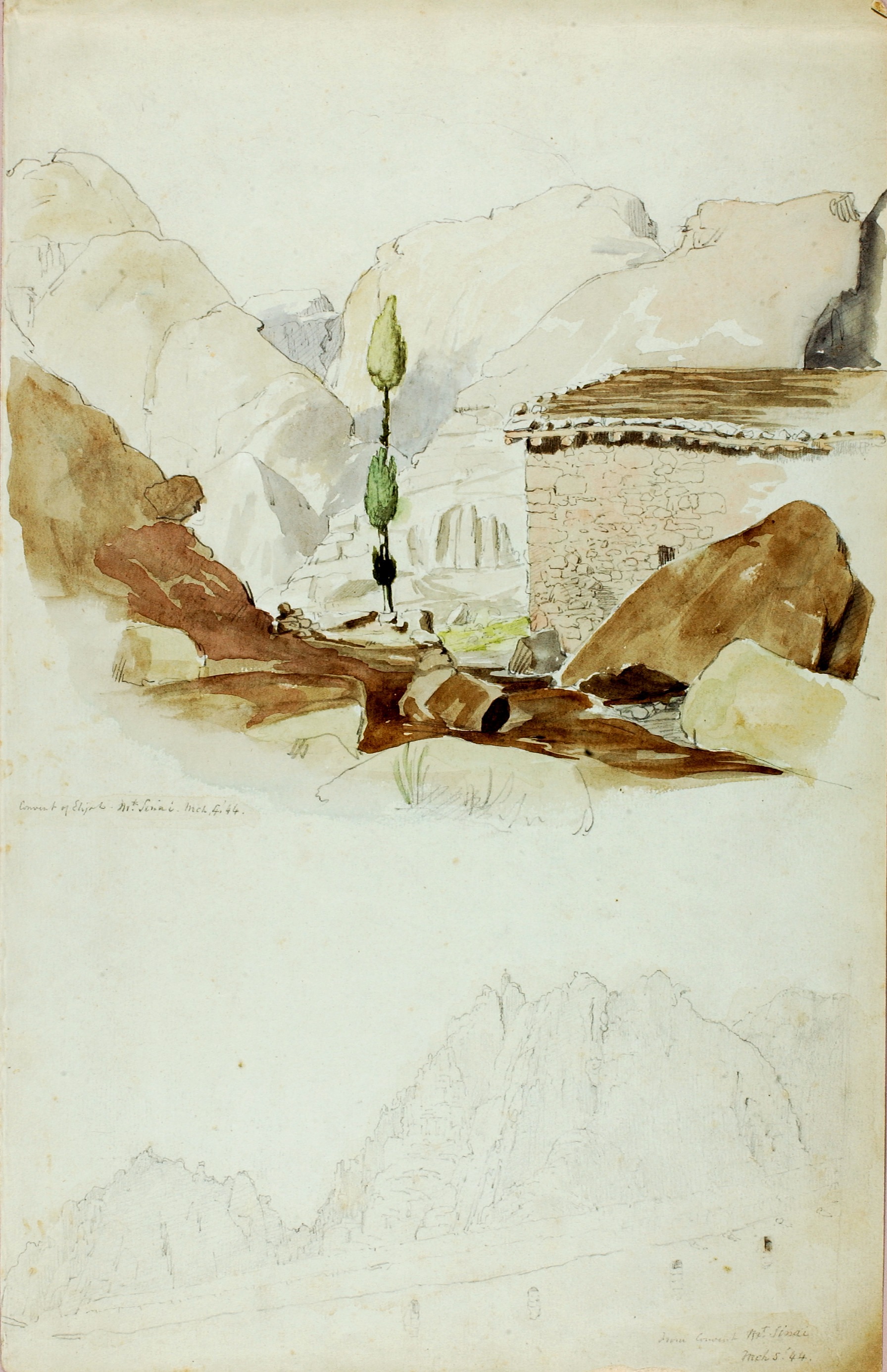 Miner Kilbourne Kellogg, Convent of Elijah, Mt. Sinai