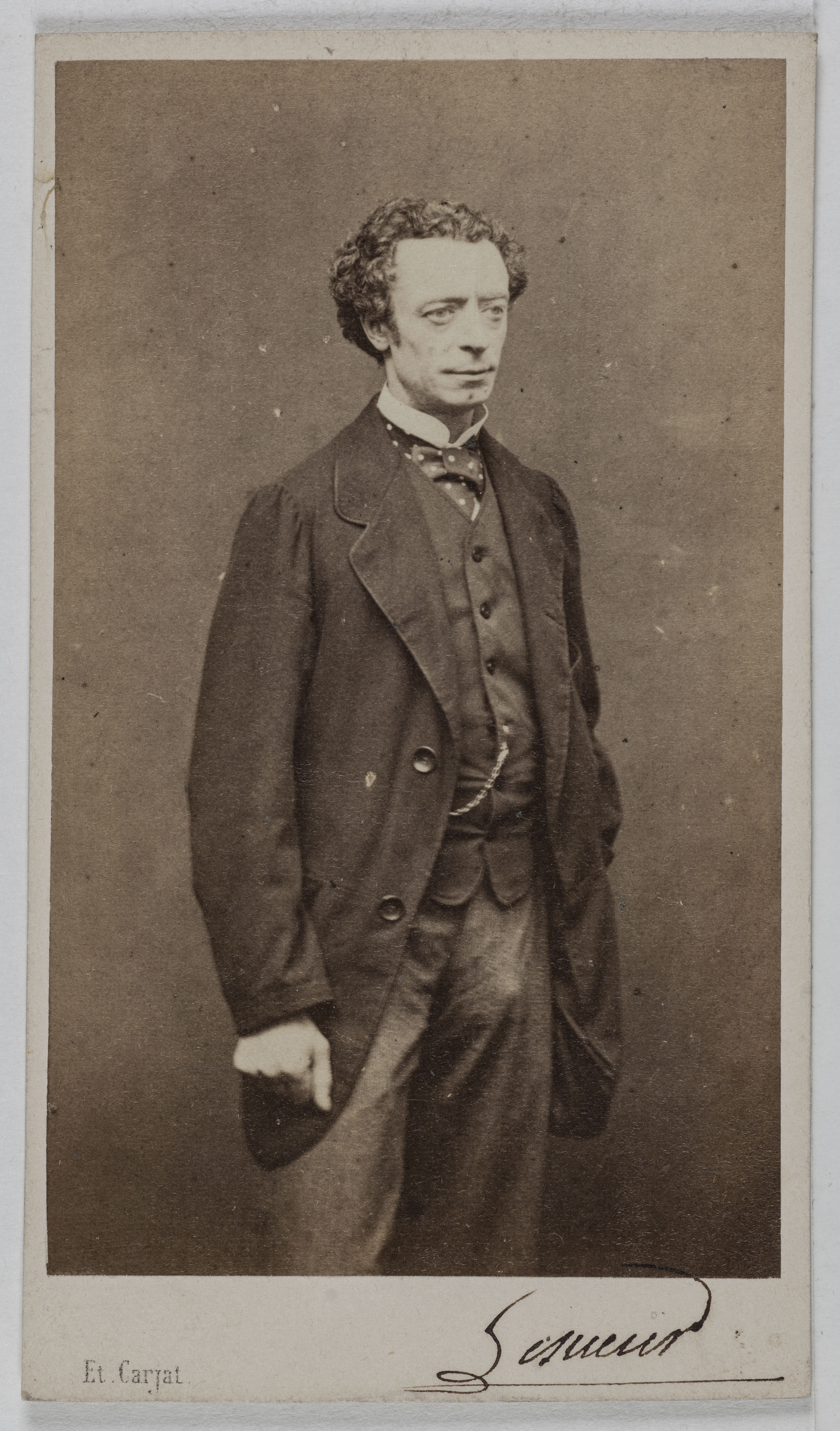 Carjat & Cie, Portrait de Lesueur François Louis, (1823-1876, ép. Anna Chéri), (acteur)