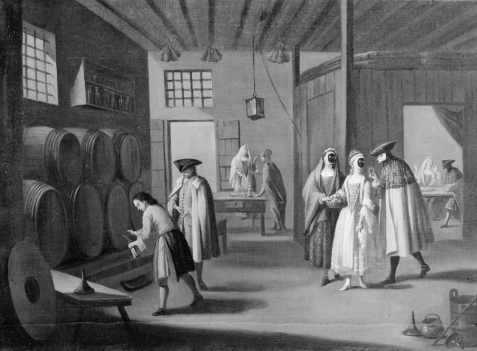Pietro Longhi, Karnevalsscene