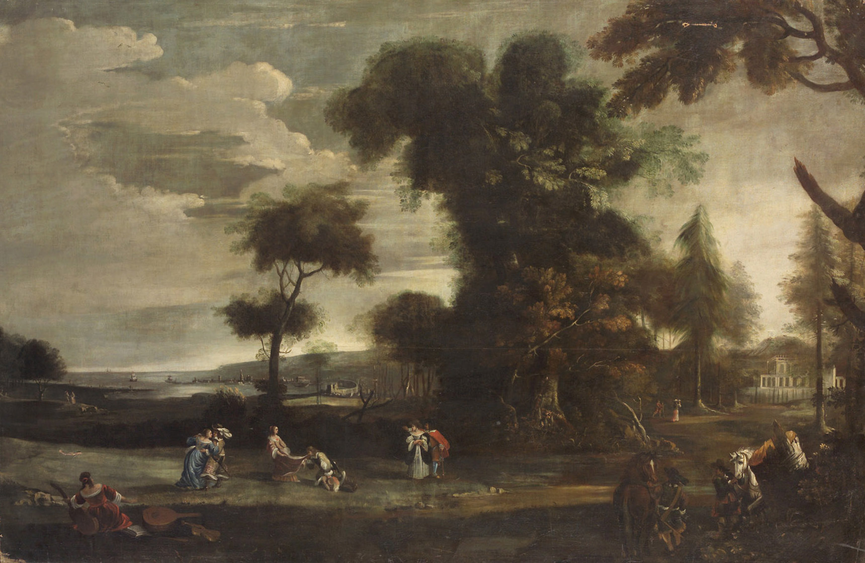 Jan Wildens, Landscape with love couple