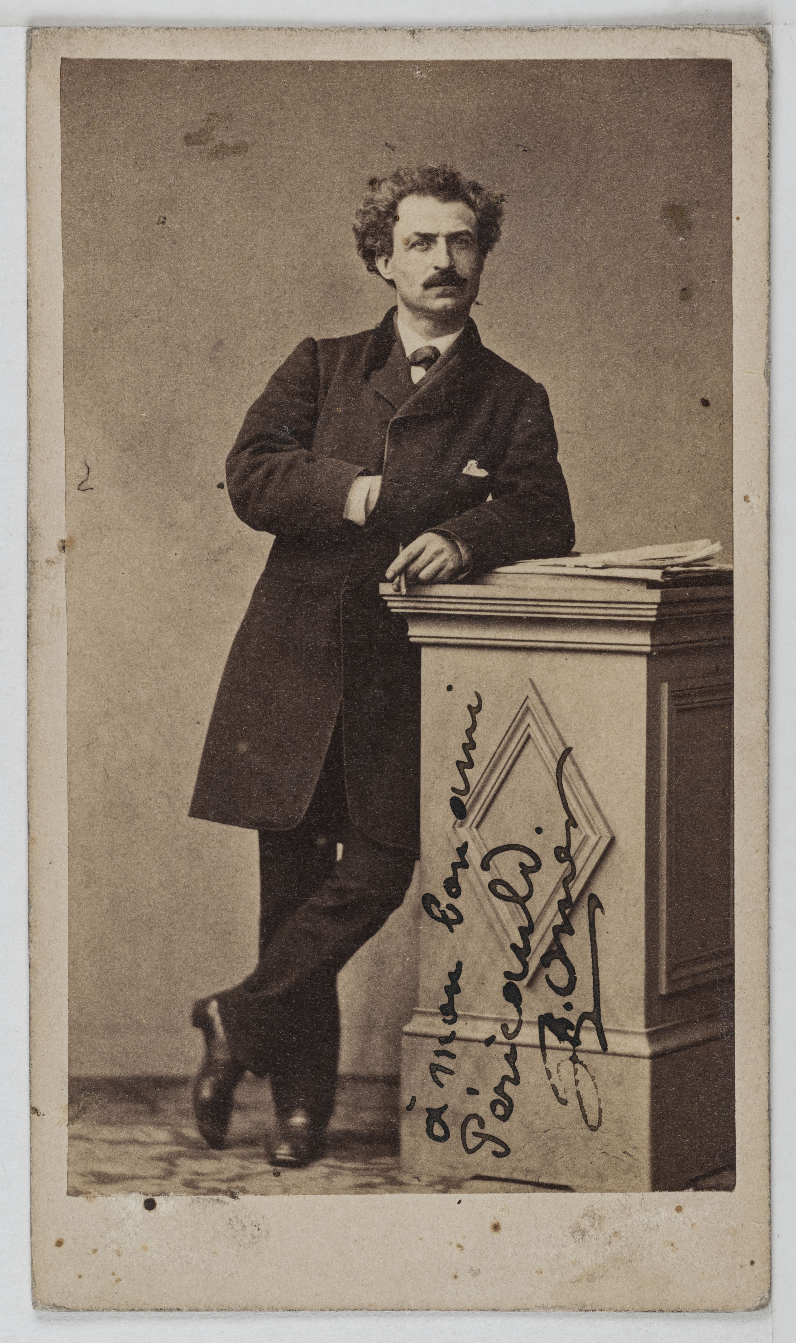 Pierre Petit & Trinquart, Portrait de Théophile Penot (1826-1895), dit Théophile Omer, régisseur de l'Odéon et acteur de théâtre.