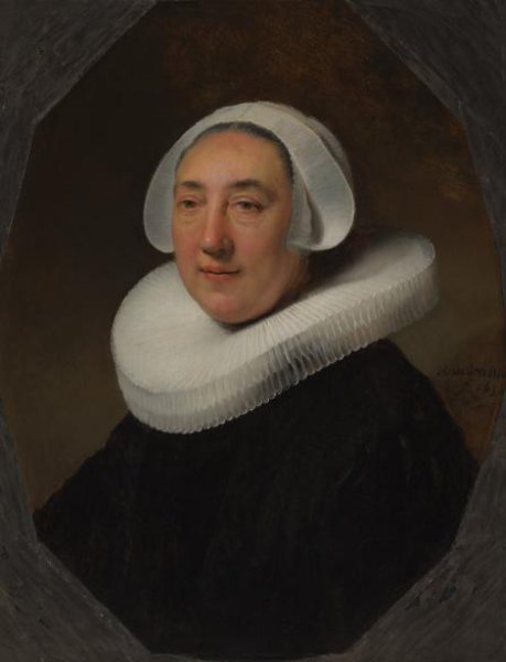 Rembrandt van Rijn, Portrait of Haesje Jacobsdr van Cleyburg