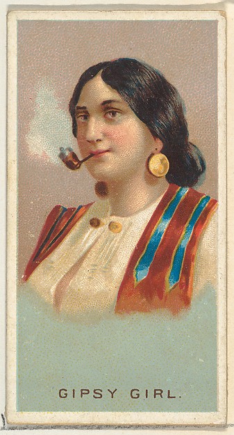 Allen & Ginter, Gypsy Girl, from World's Smokers series (N33) for Allen & Ginter Cigarettes