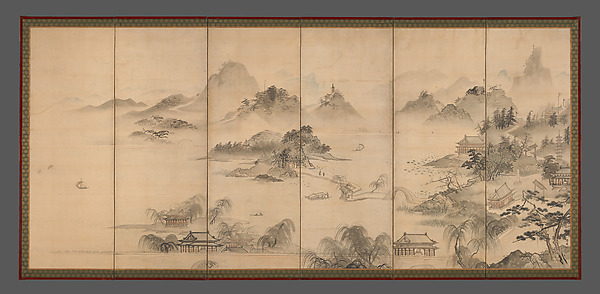 Kusumi Morikage, View of West Lake