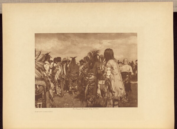 Edward S. Curtis, Piegan Dancers