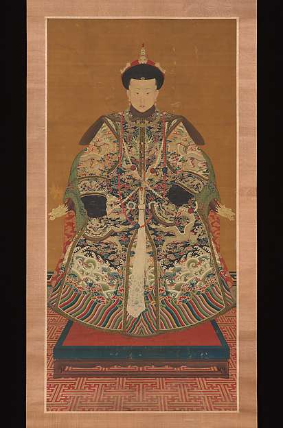 Unidentified artist, Portrait of Empress of West Palace (?) of Jiaqing (1796–1820)