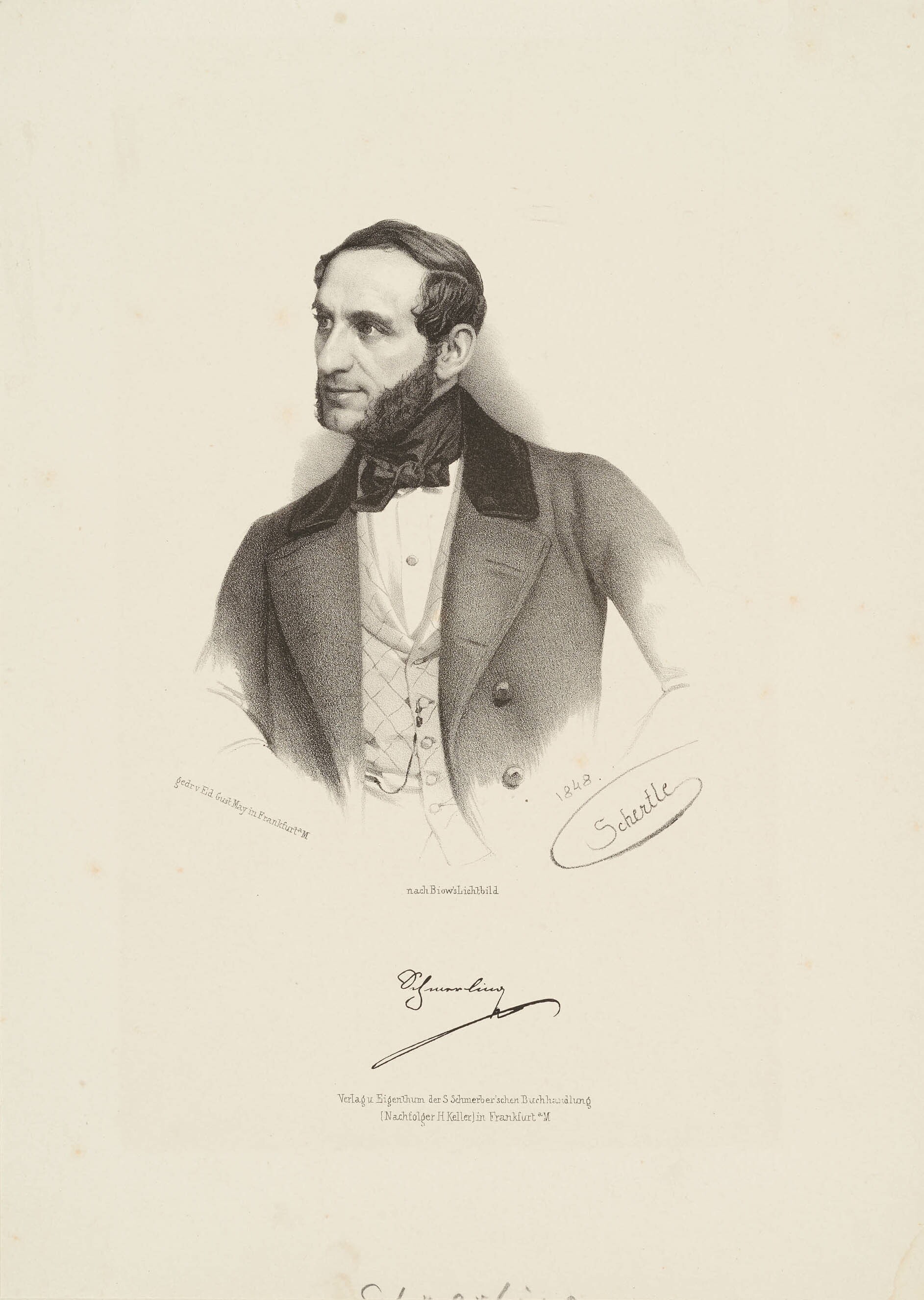 Valentin Schertle, Bildnis Anton von Schmerling
