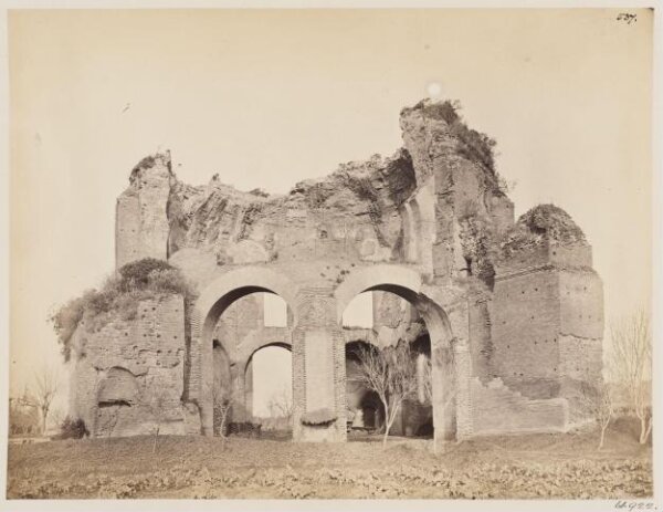 Parker, John Henry, Aqueducts - Nymphaeum (?) called the Temple or Pantheon (?) of Minerva Medica, near the Porta Maggiore, a Hall of Thermae of the third century