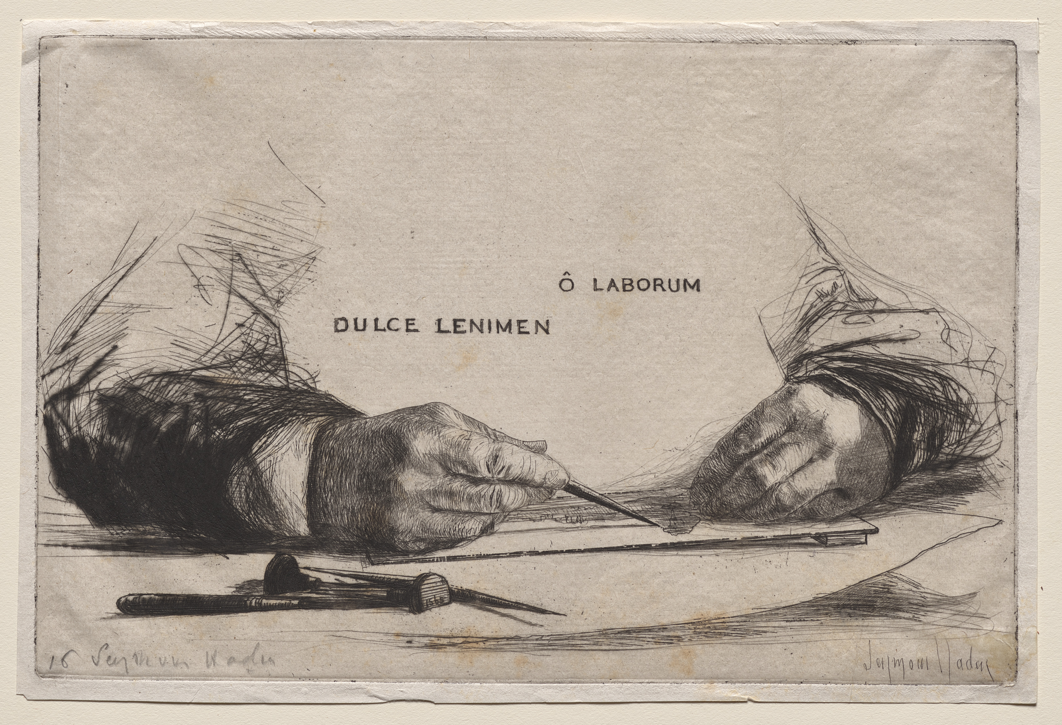Francis Seymour Haden, Hands Etching
