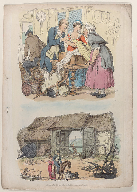 Thomas Rowlandson, Plate 5, from "World in Miniature"
