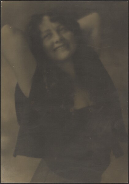 Louis Fleckenstein, [Portrait of a Woman with Arms behind her Head]